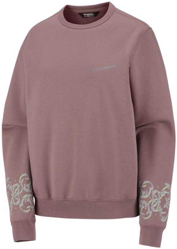 Ornaments Core Crewneck - Womens - smoky mocha 1