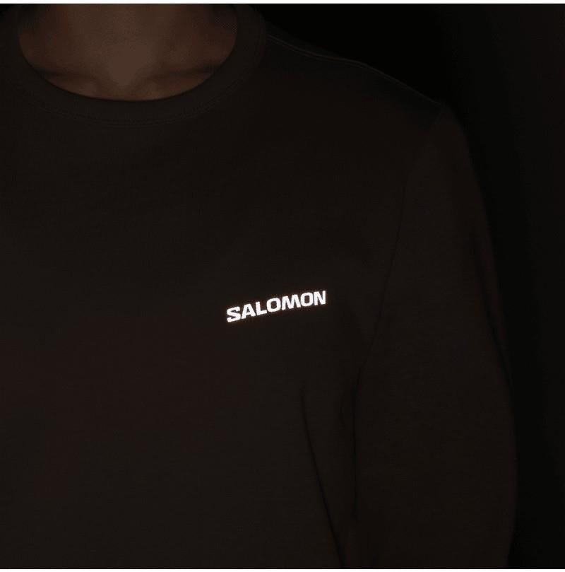 Ornaments Core Crewneck - Womens - smoky mocha 1