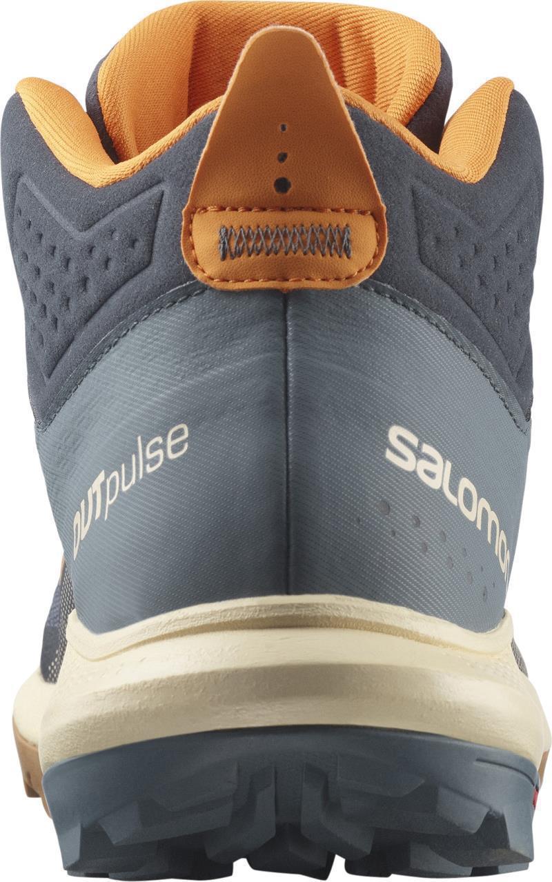 Outpulse Mid GTX - Mens - Ebony / Bleached Sand / Vibrant Orange 5