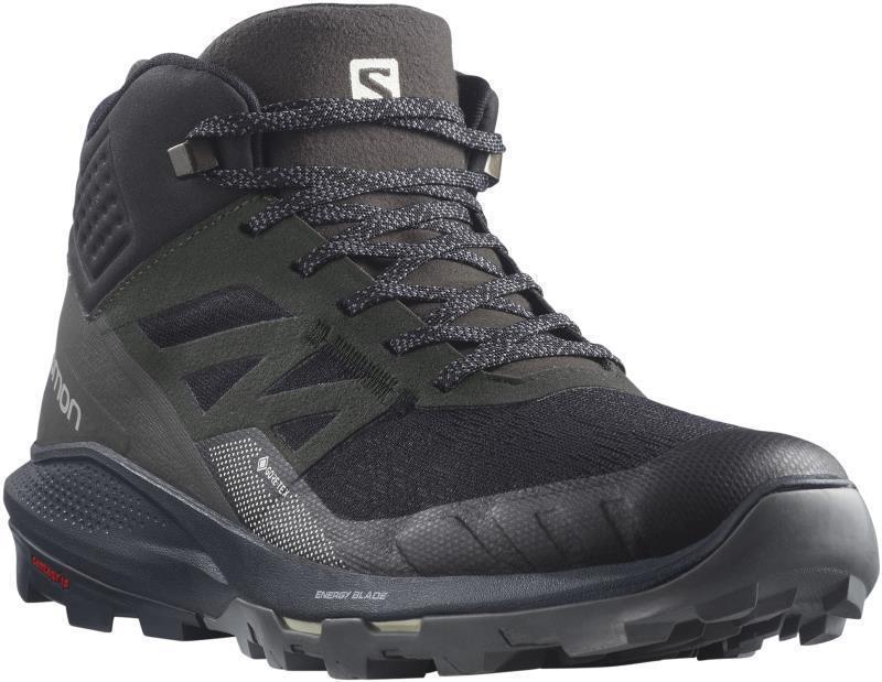 Outpulse Mid GTX - Mens - Wrought Iron / Black / Vibrant Orange 3