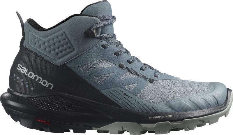 Outpulse Mid GTX - Womens - Stormy Weather / Black / Wrought Iron 2