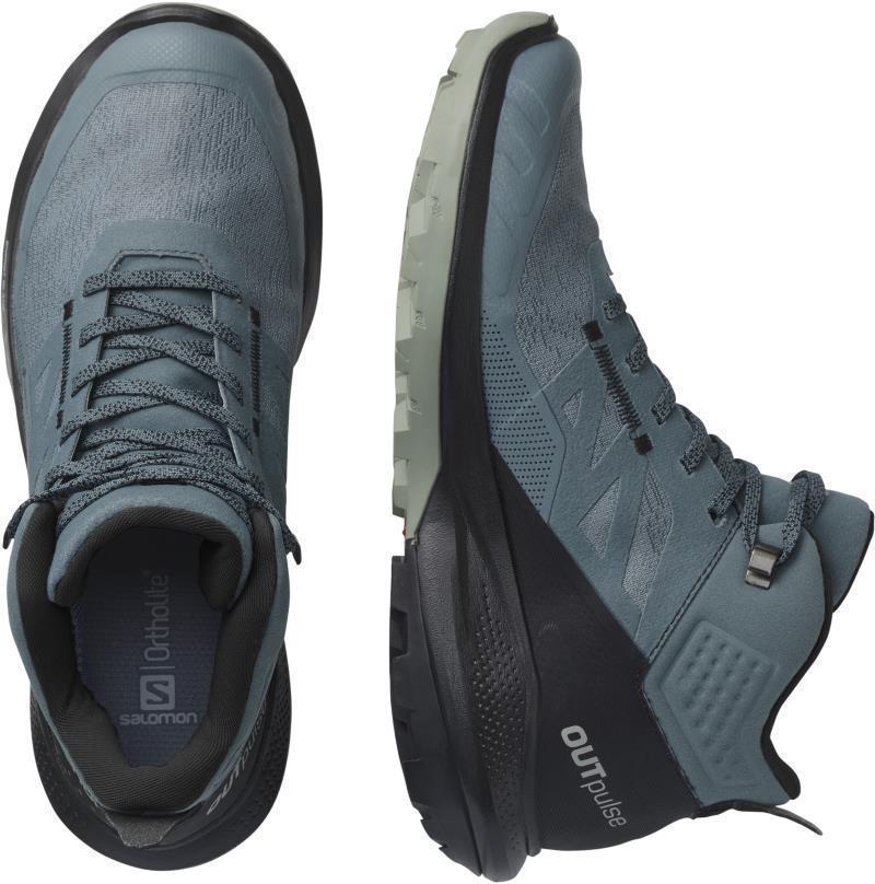 Outpulse Mid GTX - Womens - Stormy Weather / Black / Wrought Iron 4