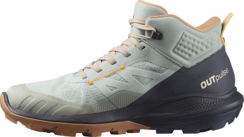 Outpulse Mid GTX - Womens - Wrought Iron / Ebony / Blazing Orange 3