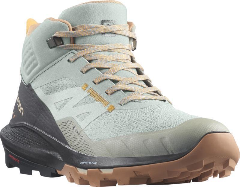 Outpulse Mid GTX - Womens - Wrought Iron / Ebony / Blazing Orange 1