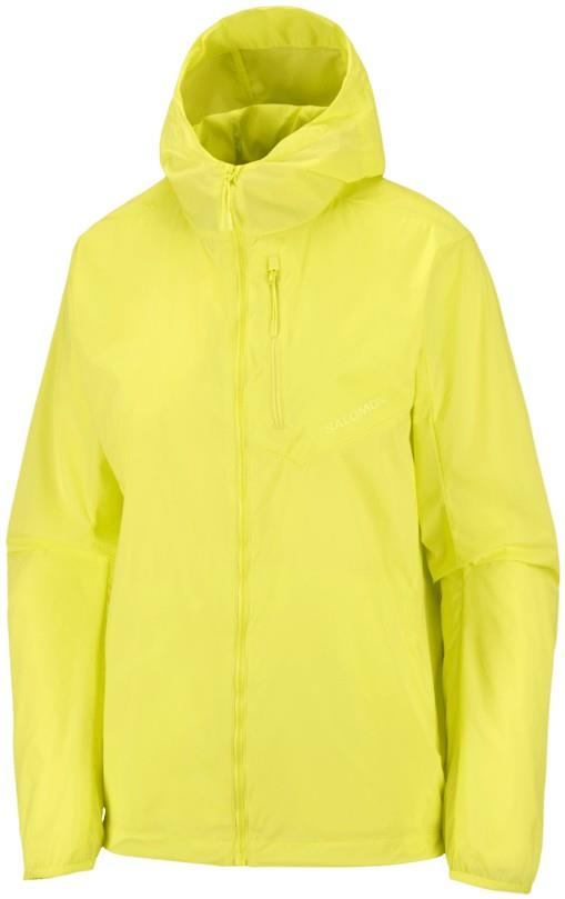 Outwind Full Zip Hood Jacket - Womens - lime 1