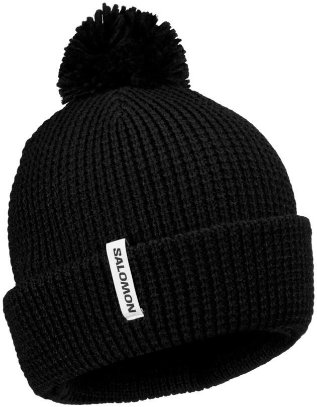 Pompom Beanie - deep black 1