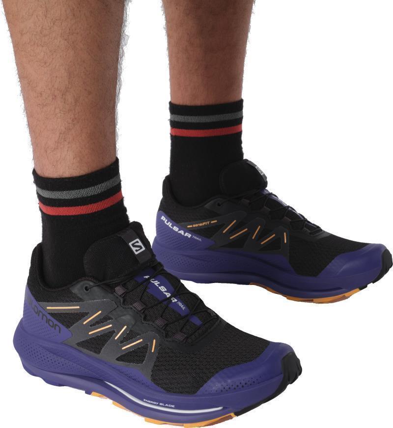 Pulsar Trail - Mens - Black / Clematis Blue / Blazing Orange 7