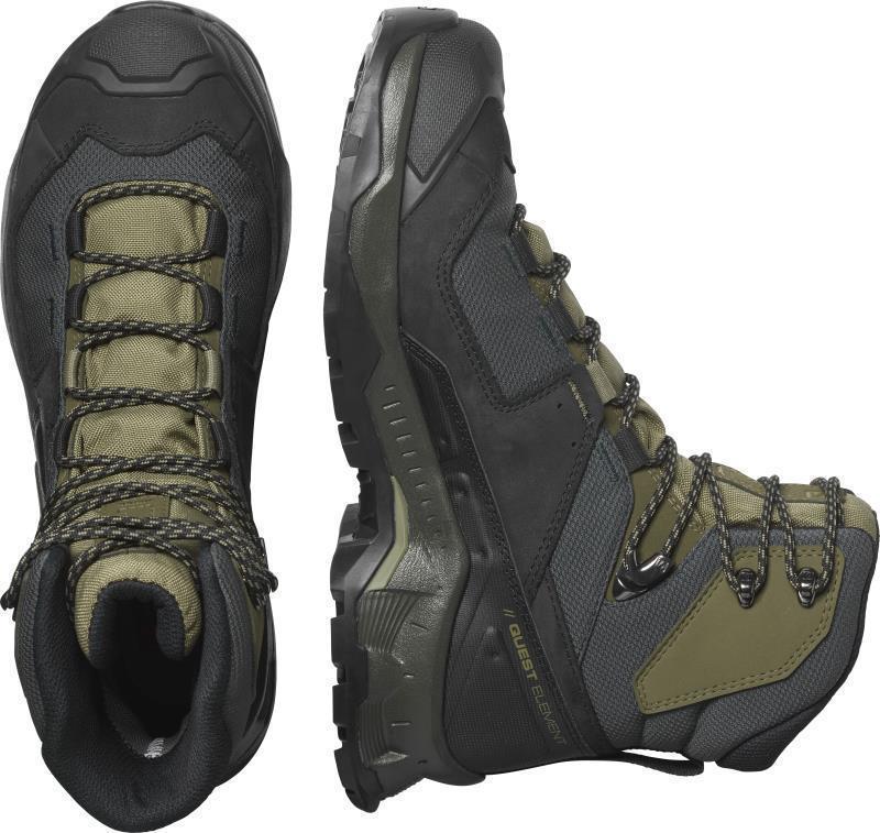 Quest Element GTX - Mens - black / deep lichen green / olive night 1