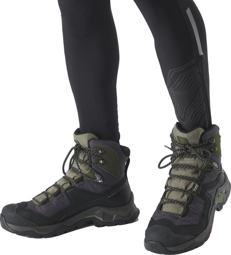 Quest Element GTX - Mens - black / deep lichen green / olive night 1