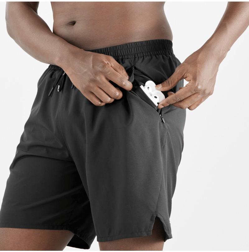 SHAKEout Core 2-In-1 Shorts, 7" Inseam - Mens - deep black 1