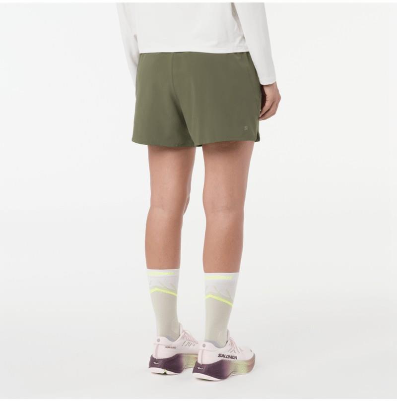 SHAKEout Core 2-in-1 Shorts, 4" Inseam - Womens - dakota shadow 1