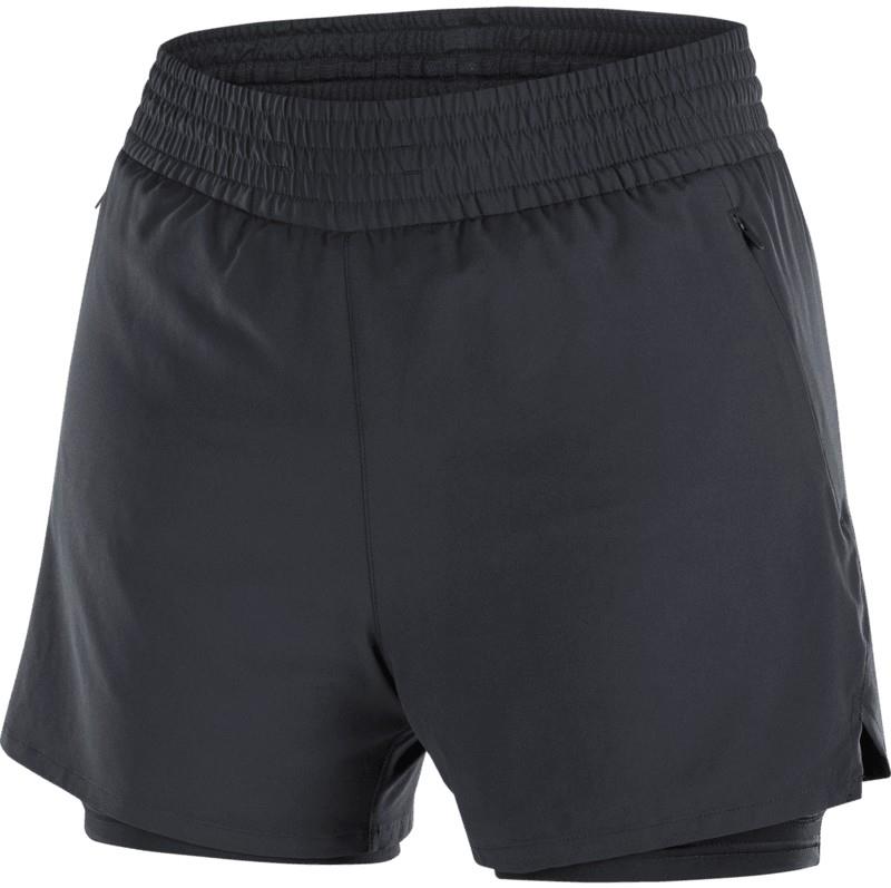 SHAKEout Core 2-in-1 Shorts, 4" Inseam - Womens - deep black 1
