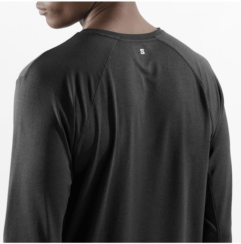 SHAKEout Core LS Tee - Mens - deep black 1