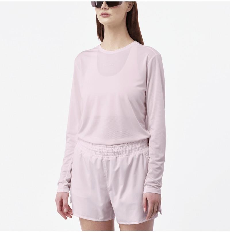 SHAKEout Core LS Tee - Womens - icy pink 1