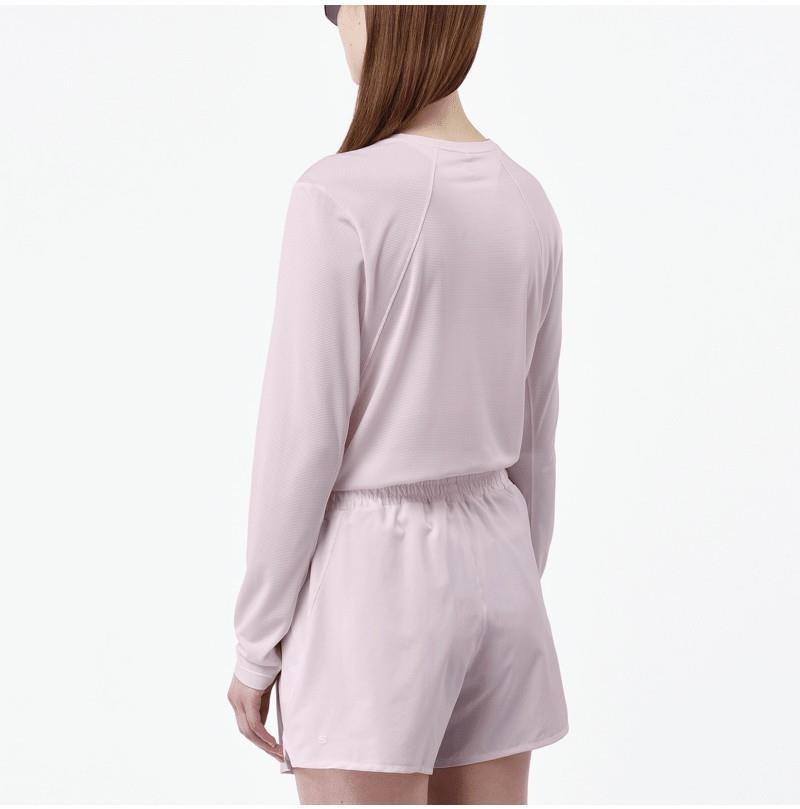 SHAKEout Core LS Tee - Womens - icy pink 1
