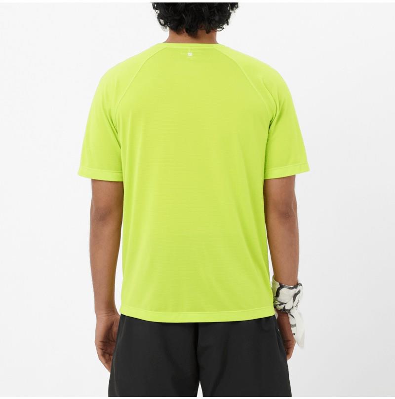 SHAKEout Core SS Tee - Mens - acid lime 1