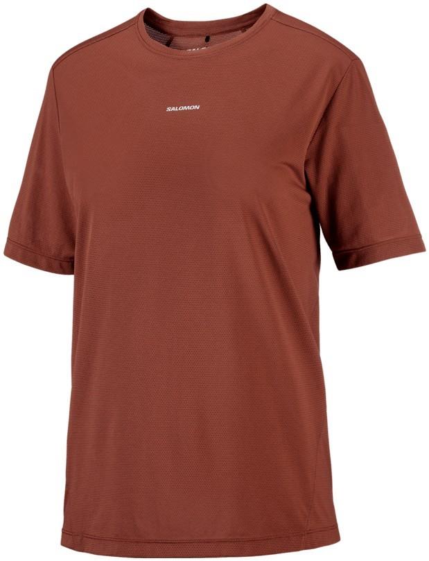 SHAKEout Core SS Tee - Womens - burnt umber 1