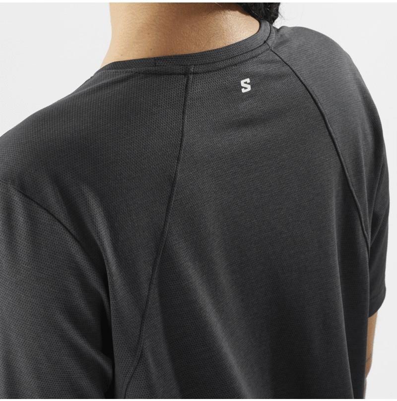 SHAKEout Core SS Tee - Womens - deep black 1