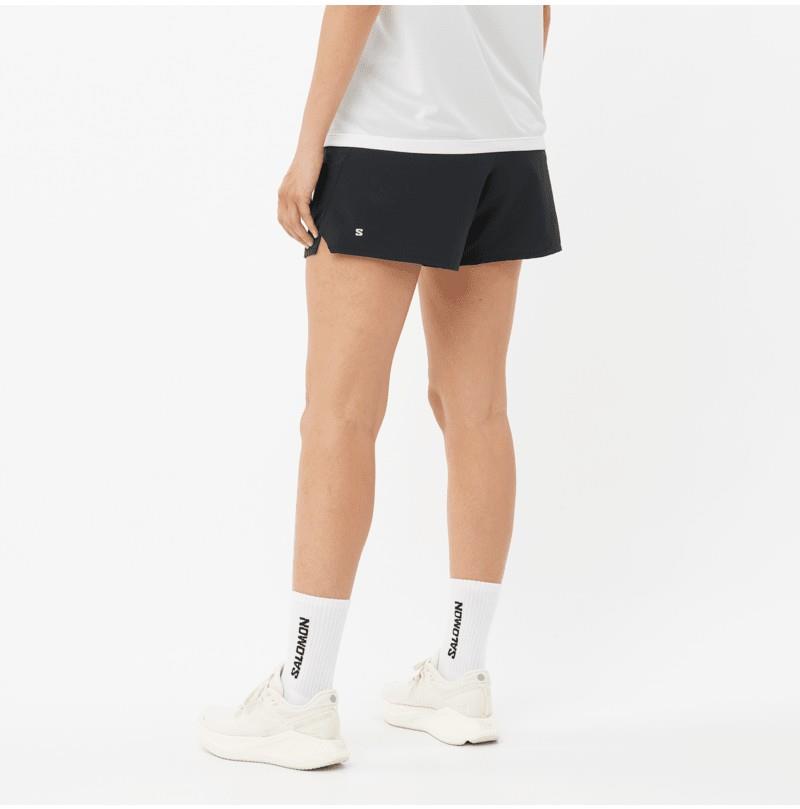 SHAKEout Core Shorts, 4" Inseam - Womens - deep black 1