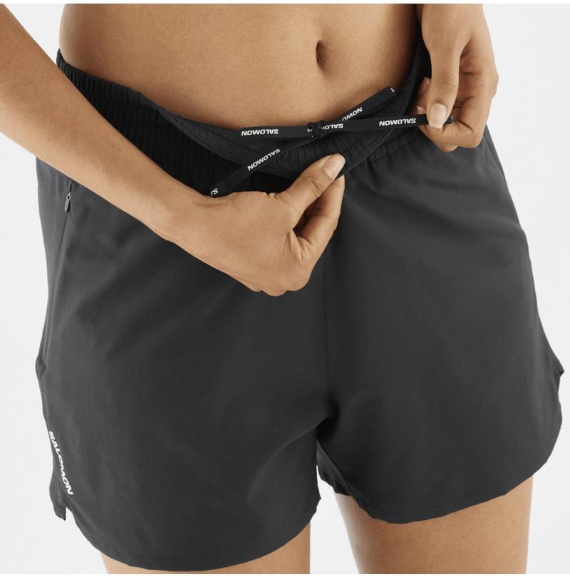 SHAKEout Core Shorts, 4" Inseam - Womens - deep black 1