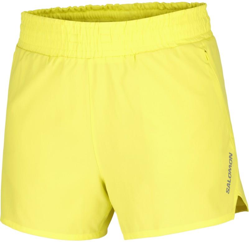 SHAKEout Core Shorts, 4" Inseam - Womens - lime 1
