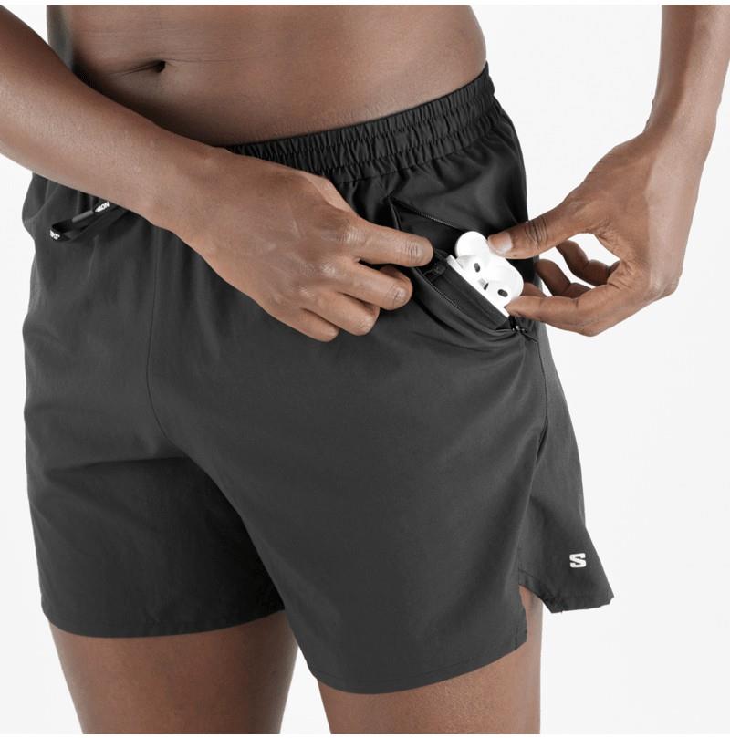 SHAKEout Core Shorts, 5" Inseam - Mens - deep black 1