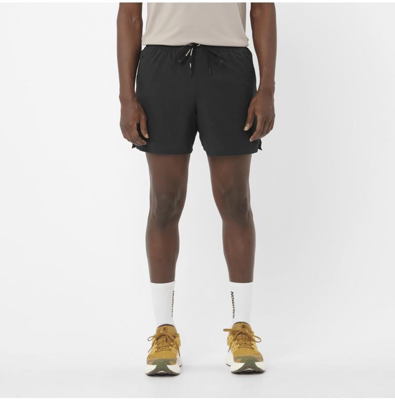 SHAKEout Core Shorts, 5" Inseam - Mens - deep black 1
