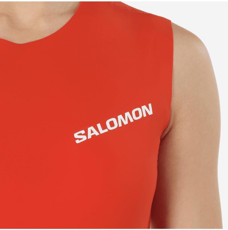 S/Lab Race Crop - Womens - fiery red 1
