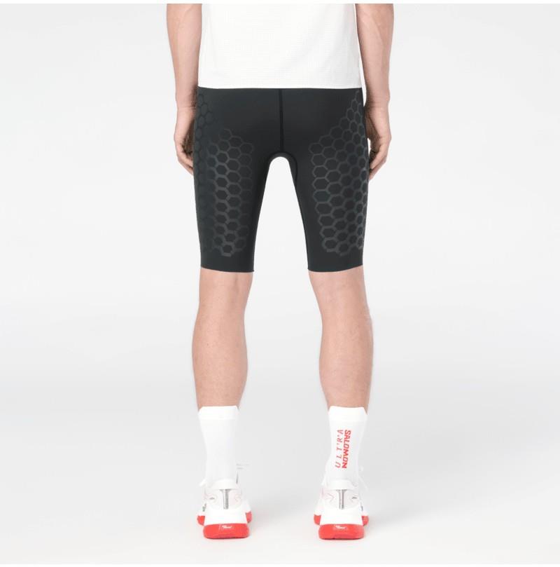 S/Lab Rheon Short Tights, 10" Inseam - Mens - deep black 1