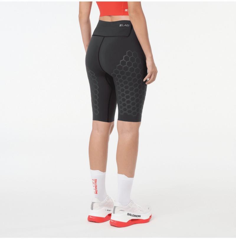 S/Lab Rheon Short Tights, 10" Inseam - Womens - deep black 1