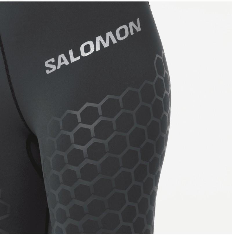S/Lab Rheon Short Tights, 10" Inseam - Womens - deep black 1