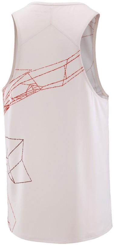 S/Lab Speed Singlet - Mens - lilac ash / fiery red 1