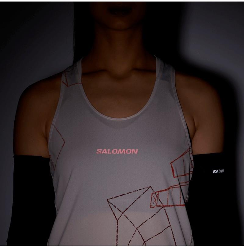 S/Lab Speed Singlet - Womens - lilac ash 1