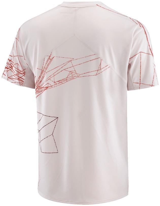 S/Lab Speed Tee - Mens - lilac ash / fiery red 1