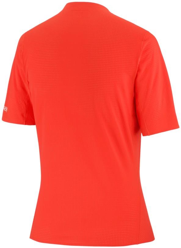 S/Lab Zip SS Tee - Womens - fiery red 1