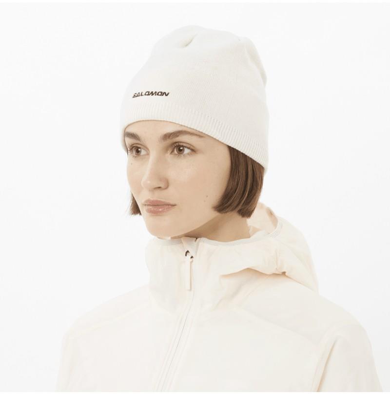 Salomon Beanie - whisper white 1