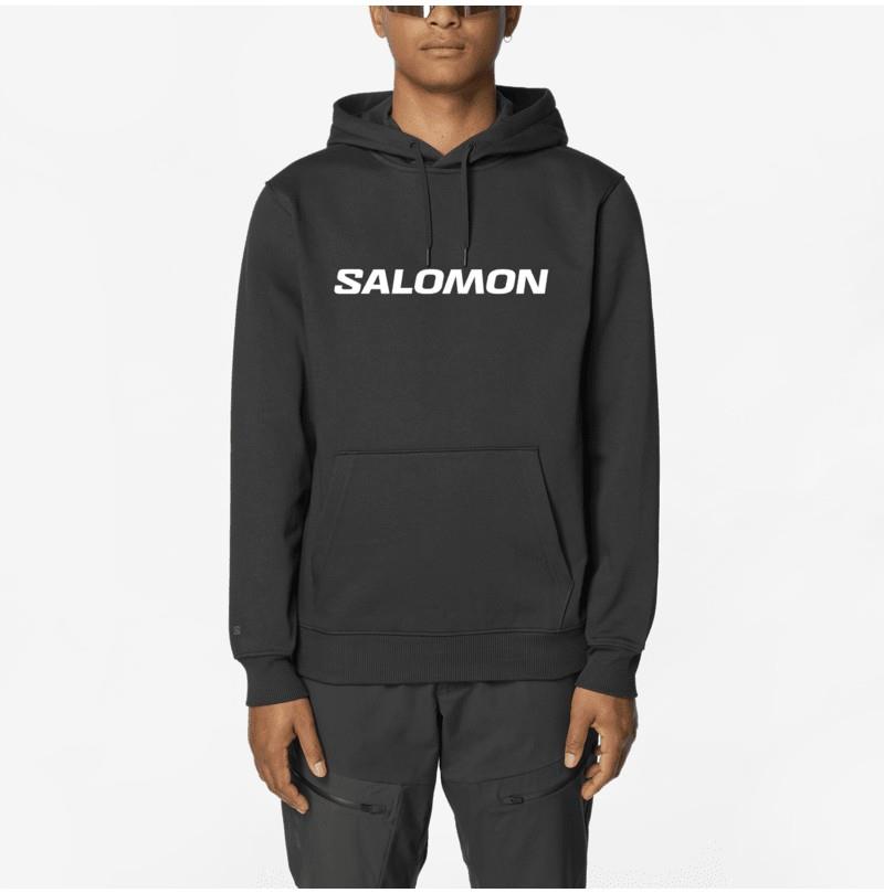 Salomon Hoodie - Mens - deep black 1