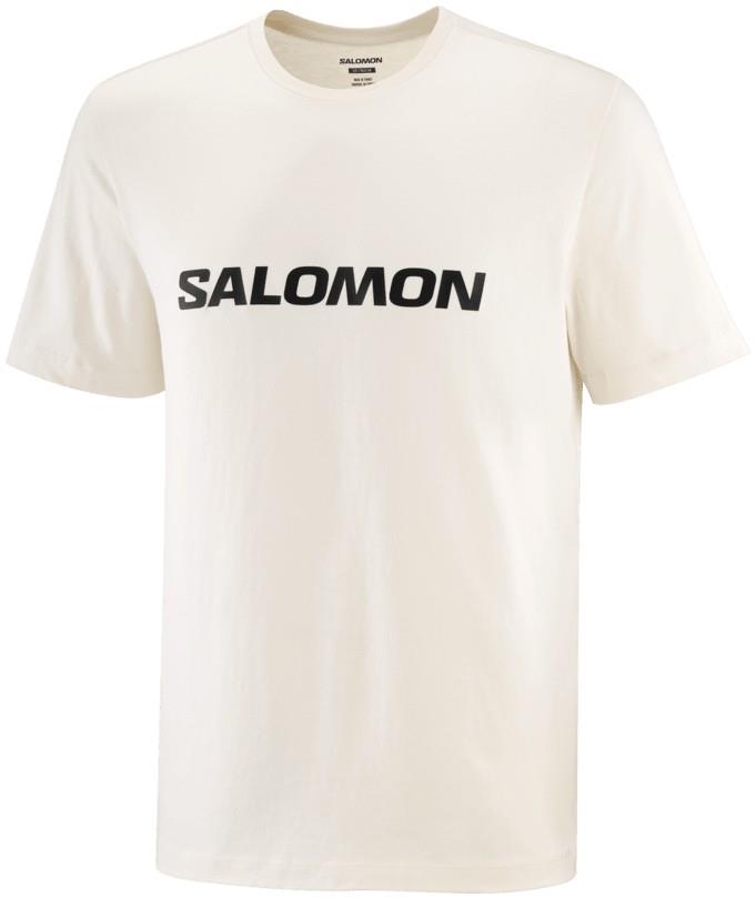Salomon Logo SS Tee - Mens - whisper white 1