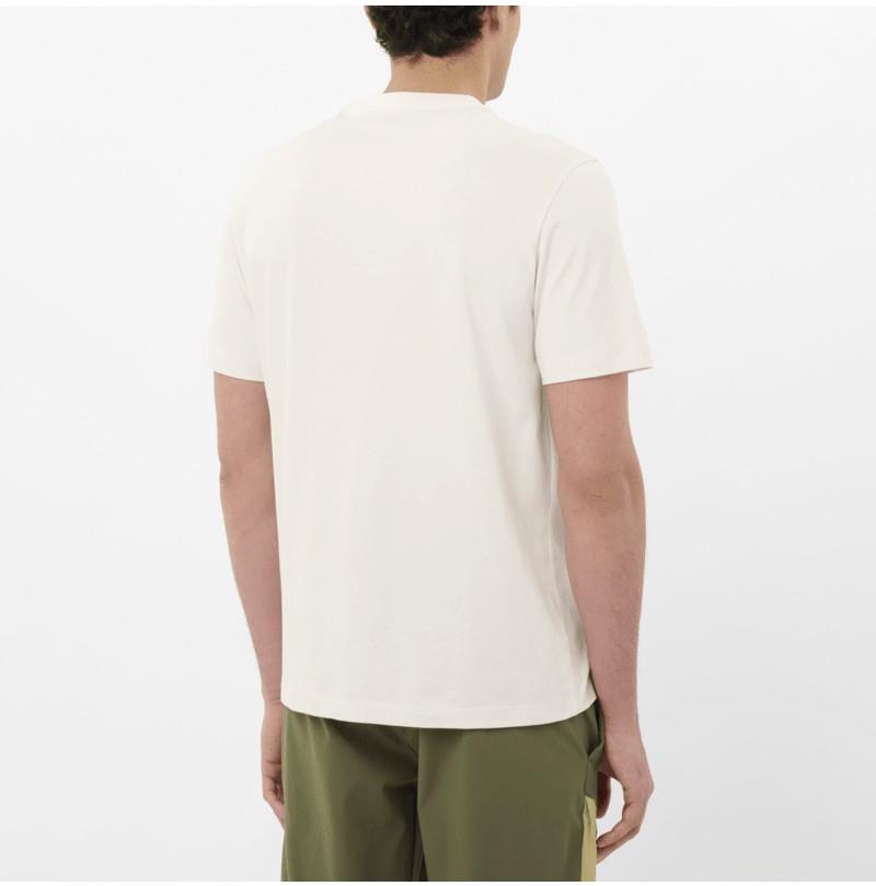 Salomon Logo SS Tee - Mens - whisper white 1