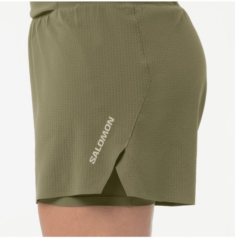Sense Aero 2-in-1 Shorts, 4" Inseam - Womens - dakota shadow 1