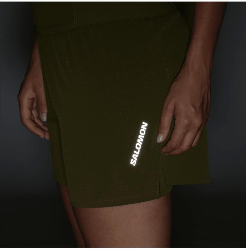 Sense Aero 2-in-1 Shorts, 4" Inseam - Womens - dakota shadow 1