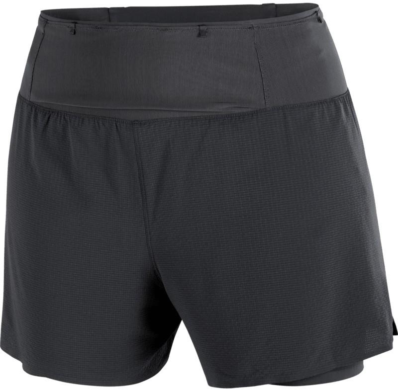 Sense Aero 2-in-1 Shorts, 4" Inseam - Womens - deep black 1