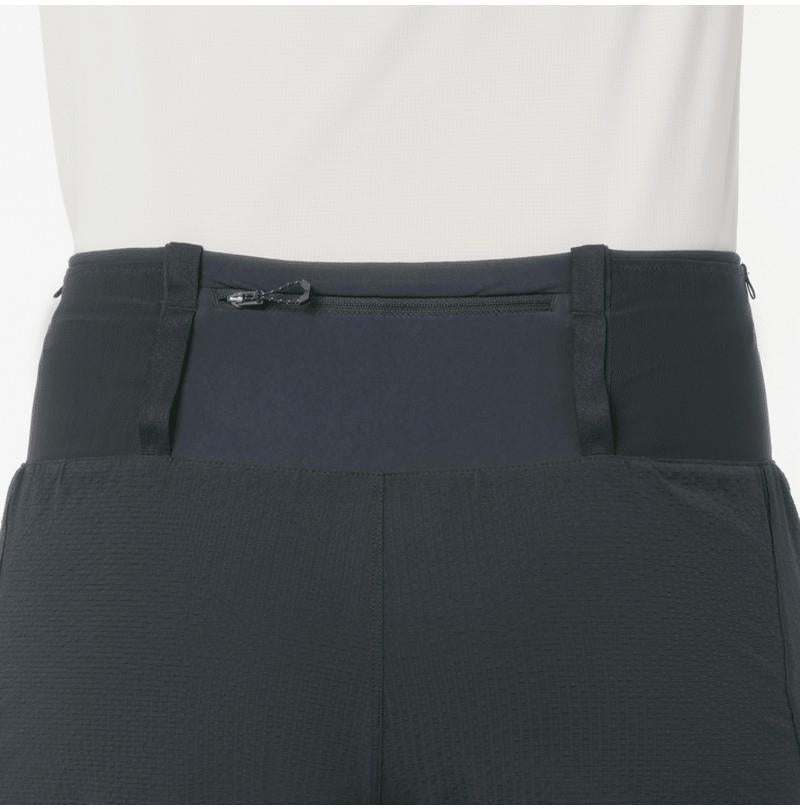 Sense Aero 2-in-1 Shorts, 4" Inseam - Womens - deep black / reflective charcoal gray 1