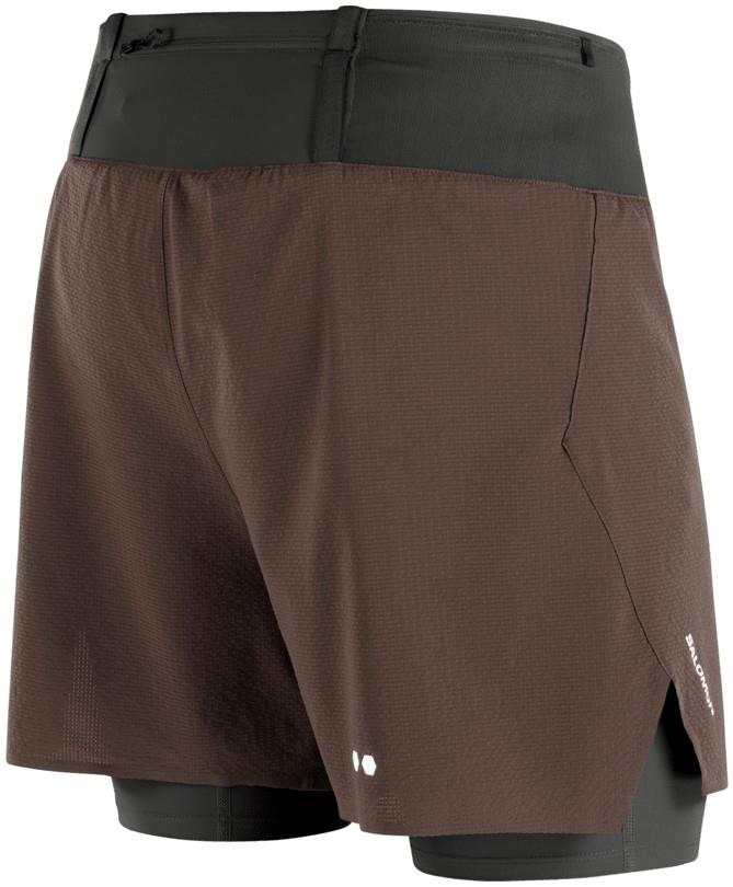 Sense Aero 2-in-1 Shorts, 5" Inseam - Mens - coffee bean 1