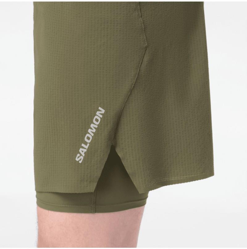 Sense Aero 2-in-1 Shorts, 5" Inseam - Mens - dakota shadow 1
