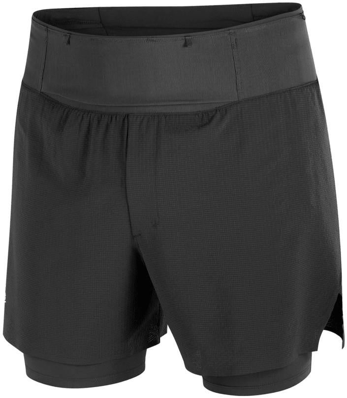 Sense Aero 2-in-1 Shorts, 5" Inseam - Mens - deep black 1