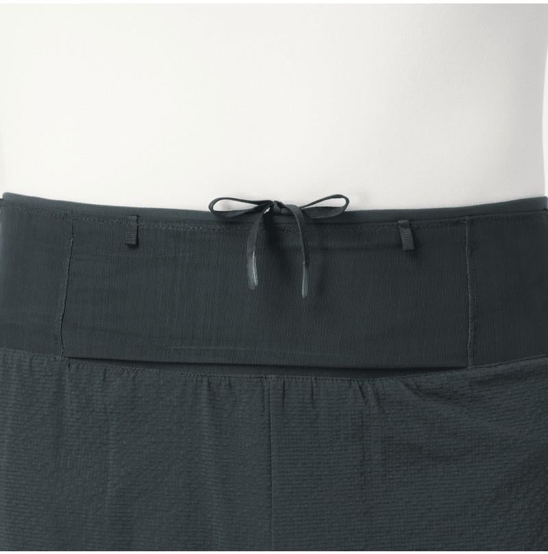 Sense Aero 2-in-1 Shorts, 5" Inseam - Mens - deep black / reflective charcoal gray 1