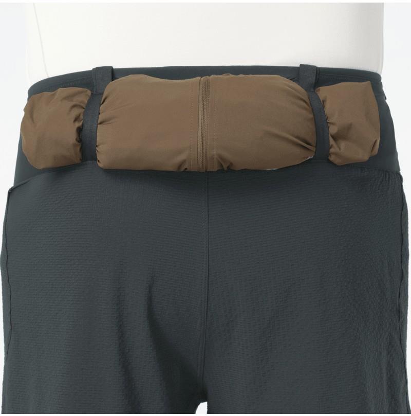 Sense Aero 2-in-1 Shorts, 5" Inseam - Mens - deep black / reflective charcoal gray 1