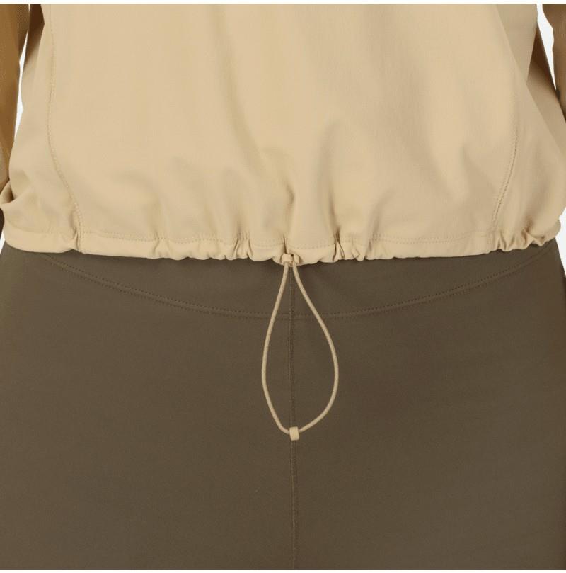 Sense Aero Hybrid Cropped Pullover - Womens - tundra 1