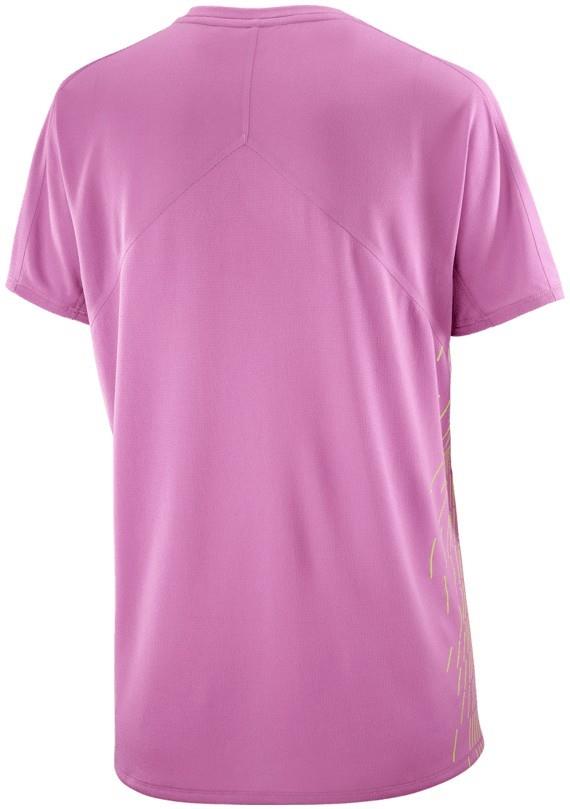 Sense Aero SS Tee GFX - Womens - iris orchid / acid lime 1